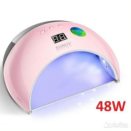 Лампа для маникюра ногтей Sun6, 48Вт, оригинал