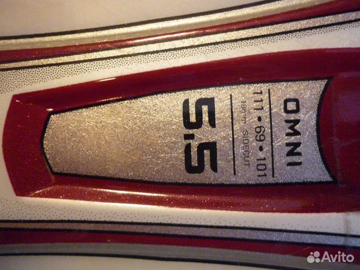 Горные лыжи + Крепления +Палки лыжные