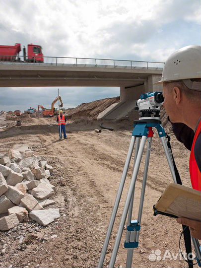 Аренда Оптический нивелир лазерный уровень рулетка