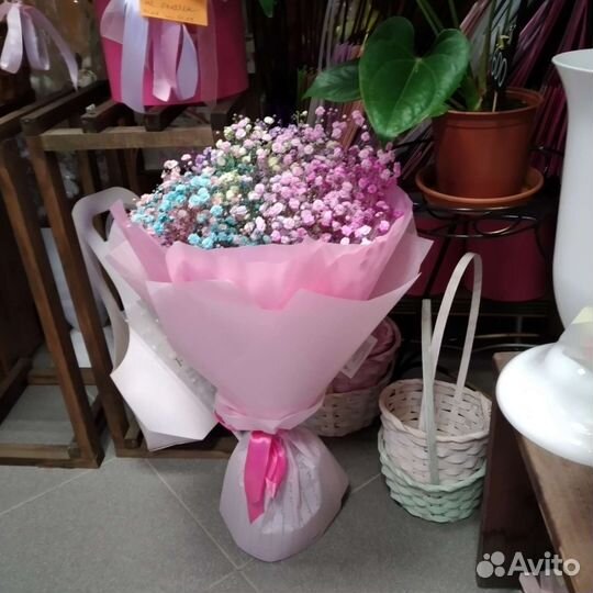 Букет из гипсофилы