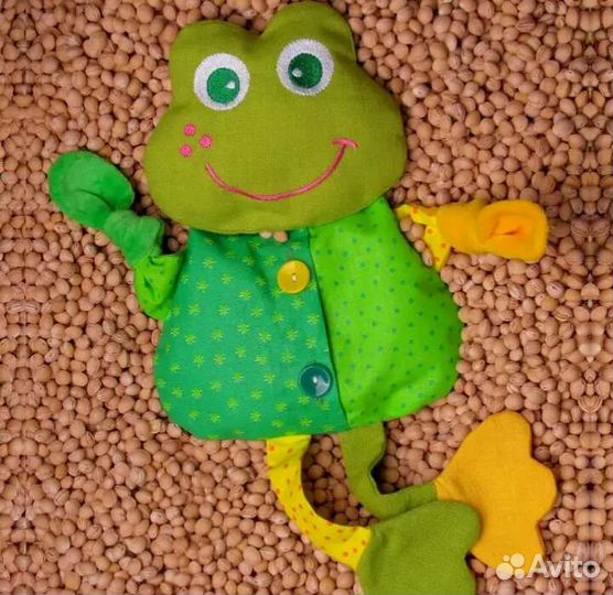 Игрушка - грелка с вишневыми косточками
