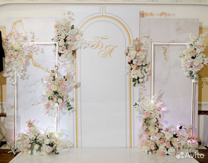 Оформление зала для свадьбы