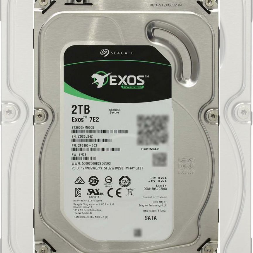 [ST2000NM0008] Жесткий Диск Seagate 2tb Sata3 3.5" St2000nm0008