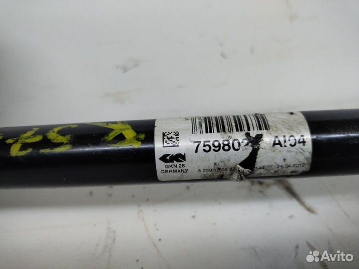 Привод передний правый Bmw X3 F25 2013