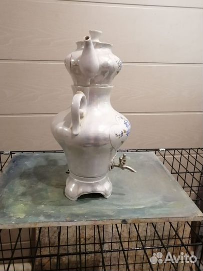 Самовар фарфоровый, электрический