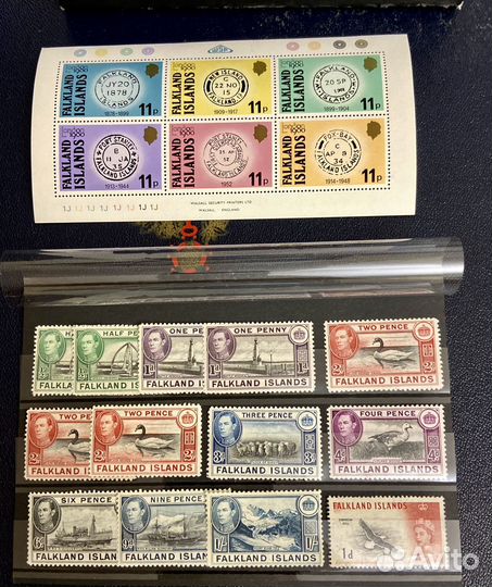 Почтовые марки - Кипр, Цейлон, Гамбия, Гонг Конг