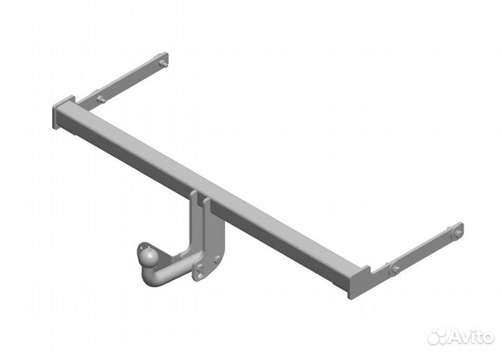 Фаркоп VW Polo 2009 цельносварное