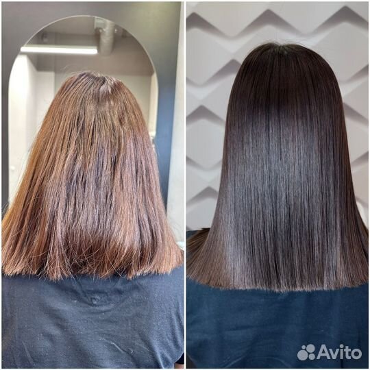 Кератиновое выпрямление