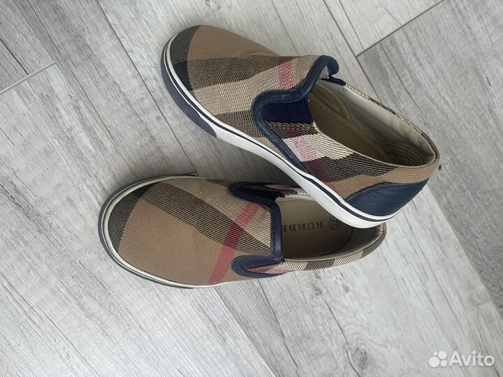 Кеды детские burberry