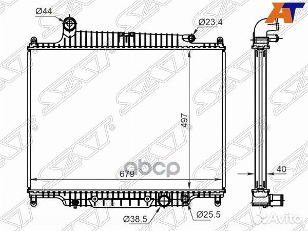 Радиатор Land Rover Range Rover 05-12 / Range