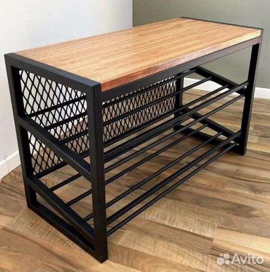 Обувница банкетка лофт