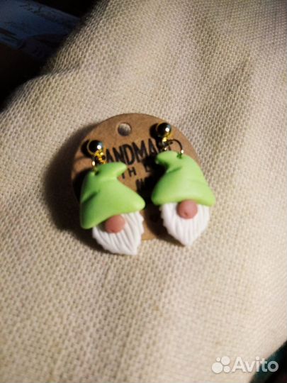 Серьги ручной работы