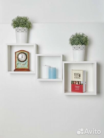 Новые. Полки настенные 3 штуки