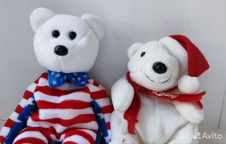 Коллекционный мишка coca cola и мишка либерти