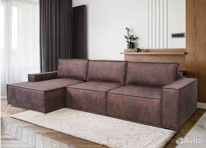 Диван Лофт с оттоманкой