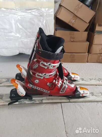 Горные лыжи Fischer Pure + ботинки Salomon XT