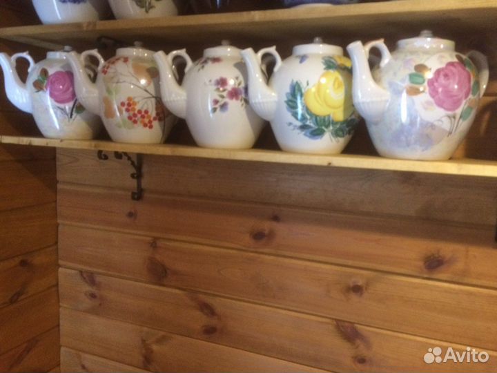 Чайник фарфоровый дулево