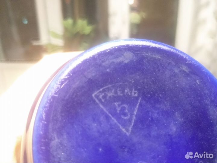 Чайник и чашечка,Гжель