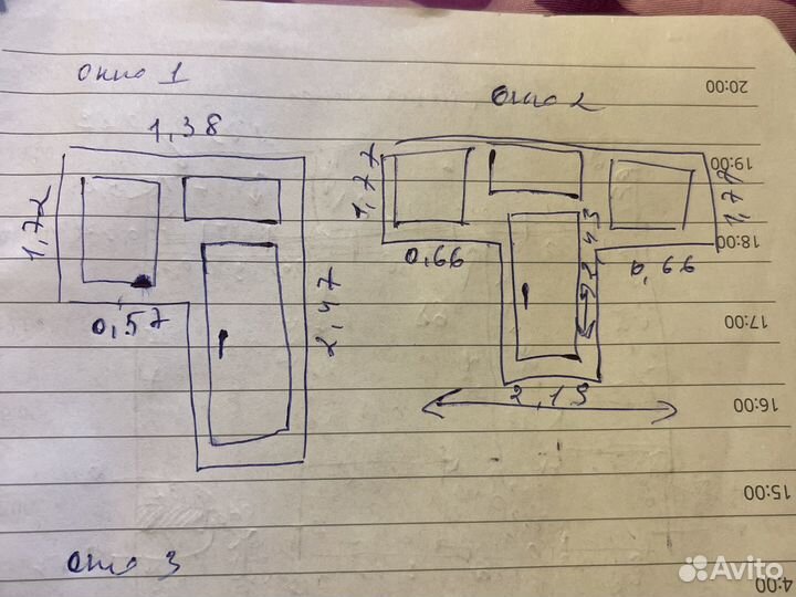 Балконый блок 3 шт