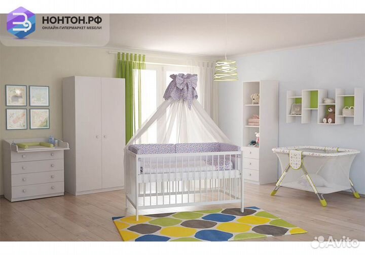 Кроватка детская Simple 101 белый