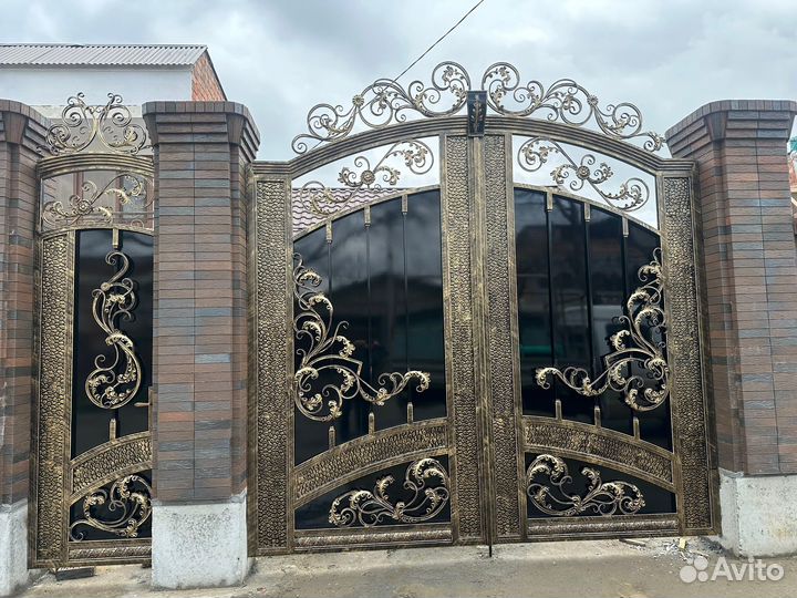 Ворота кованые