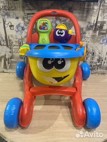 Каталка chicco говорящая тележка для покупок