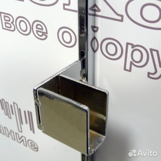 Держатель прямоугольной трубы левый