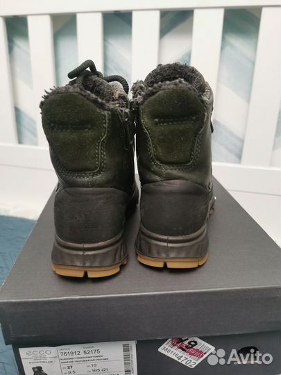 Ботинки зимние детские ecco 27