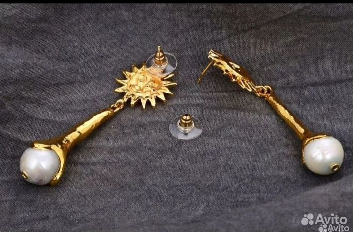 Серьги гвоздики эксклюзив