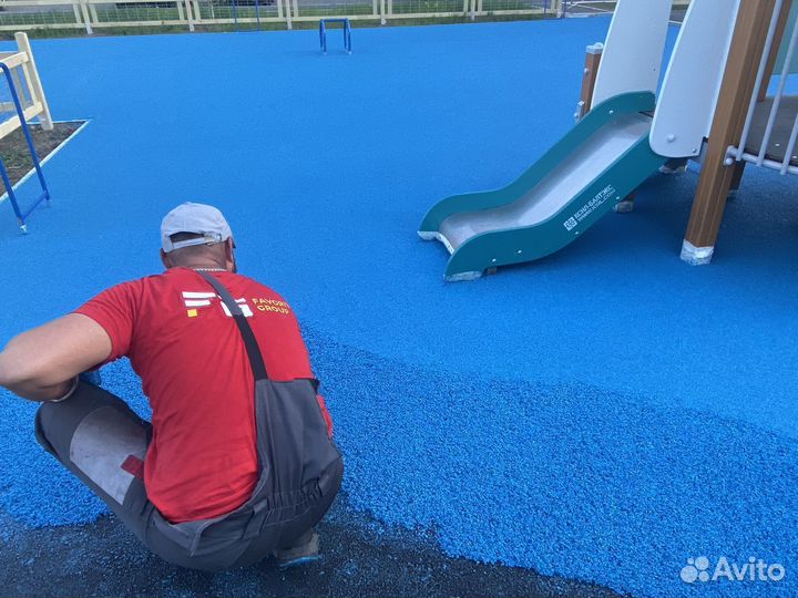 Покрытие из резиновой крошки