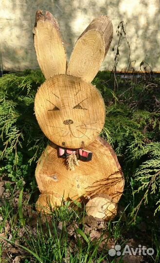 Заяц декоративный (фигурка для сада)