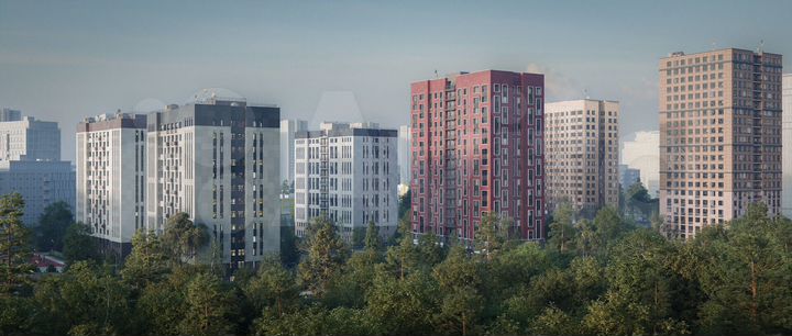 1-к. квартира, 33,5 м², 8/17 эт.