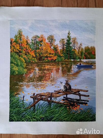 Картина вышитая крестом