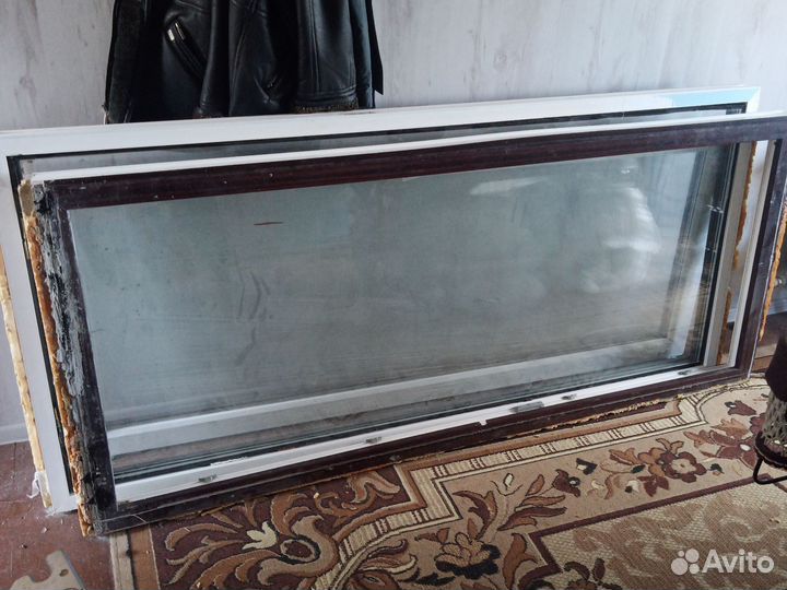 Дверь пластиковая пвх балконная бу