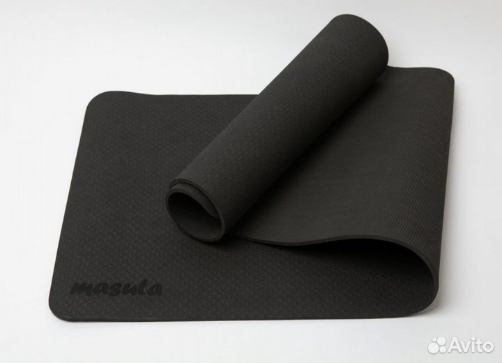 Коврик для йоги и фитнеса 8 мм новый
