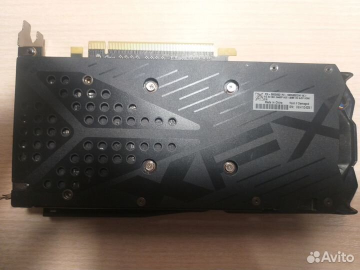 Видеокарта rx580 8gb на запчасти