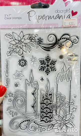 Штампы для скрапбукинга новые