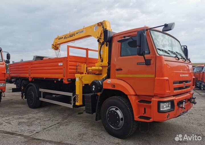 КамАЗ 53605-4950-56 (5Н) с КМУ, 2023
