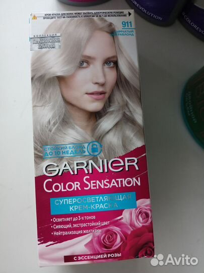 Краска для волос, цветные тоники