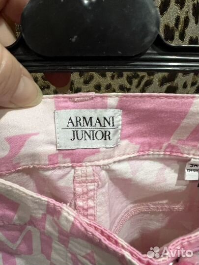 Armani junior брюки капри бриджи р 9А