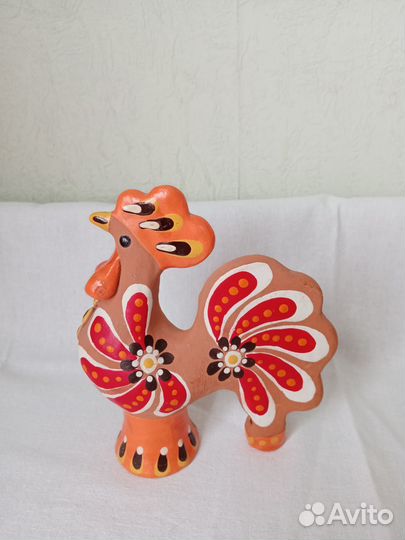 Винтаж СССР. Дымковская игрушка-свистулька