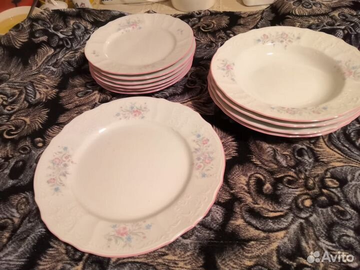 Фарфоровые тарелки чехия