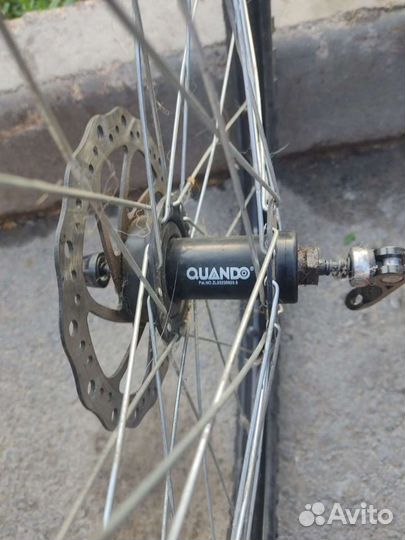 Колесо переднее в сборе на мтб, 26 дюймов