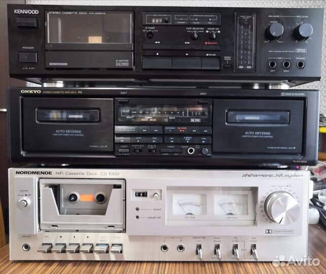 Kenwood, Onkyo, Nordmende кассетные деки