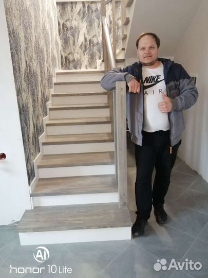 Деревянные лестницы, обшивка бетона и металла