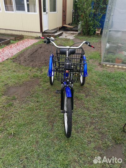 Трехколесный велосипед складной, для взрослых рвз