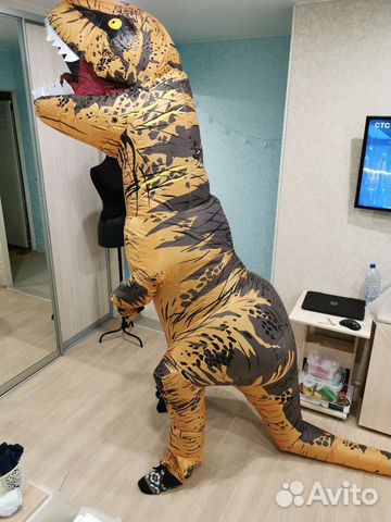 Костюм динозавра взрослый
