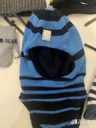 Шапка шлем для мальчика 46 48