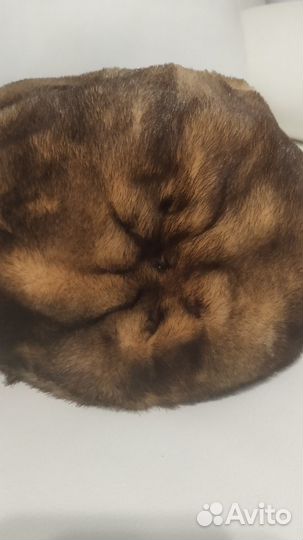 Берет из стриженой норки