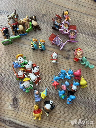 Игрушки kinder sweetbox прилипалы